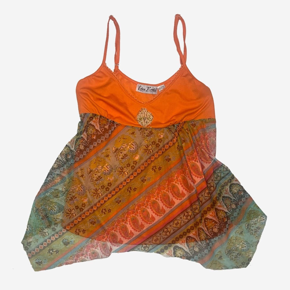 mesh multi color summer top